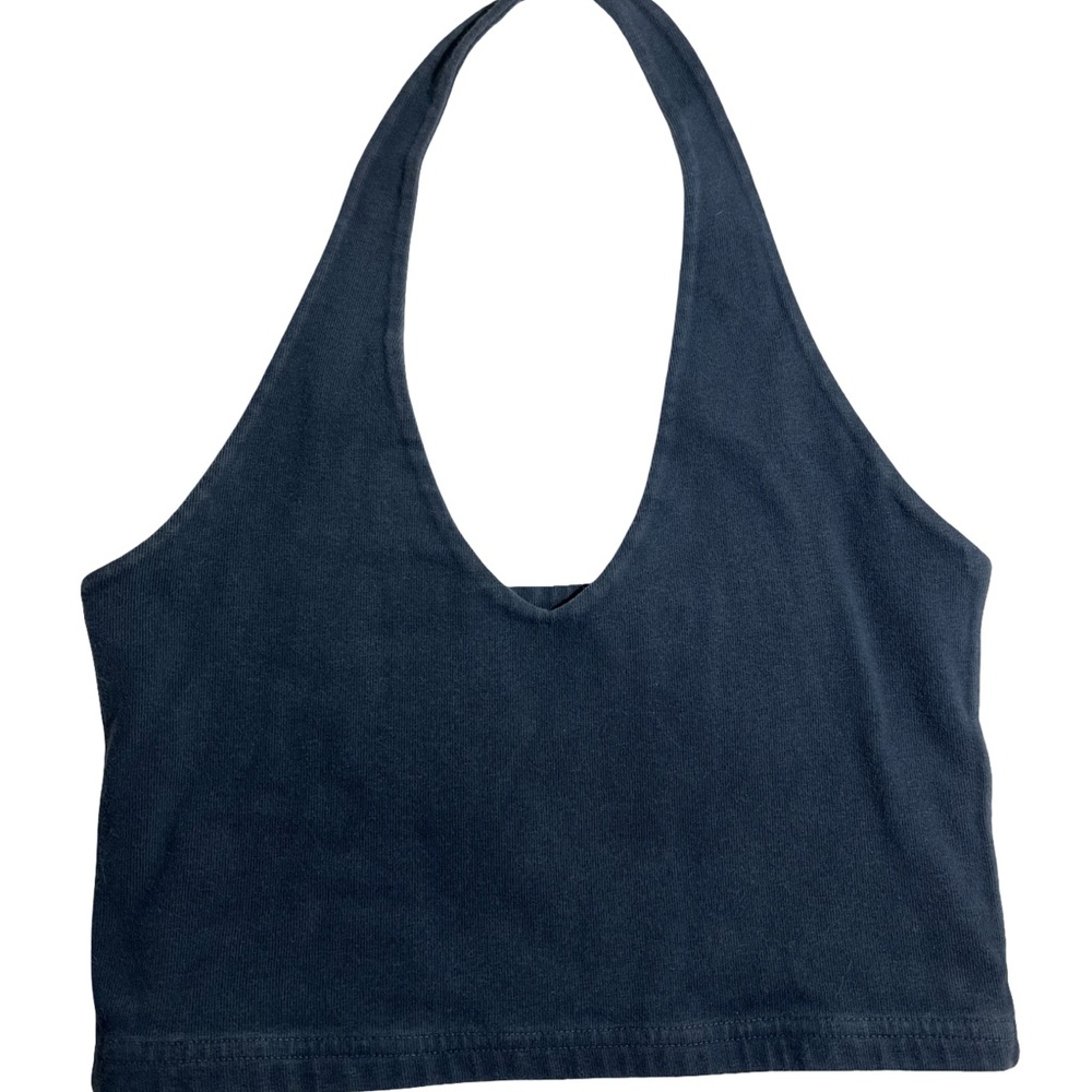 Brandy Melville Dark Blue Halter Top